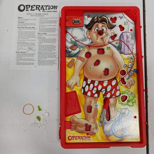 Vintage Monopoly & Operation Board Games 2pc Bundle image number 4