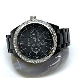 Designer Fossil BQ-1192 Black Chain Strap Analog Dial Quartz Wristwatch alternative image