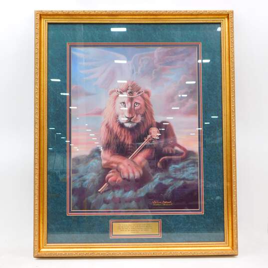 The Scepter By William Hallmark Signed 27x33 Inch Framed Limited Edition Print w/ COA image number 1