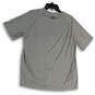 Womens Gray Crew Neck Short Sleeve Stretch Pullover T-Shirt Size Large image number 2