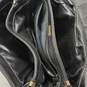 Vintage Bally Brown & Black Woven Leather Crossbody Bag w/COA image number 8