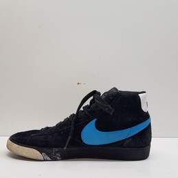 Nike Blazer High Black Blue Suede Leather Sneaker Men's Size 12 alternative image