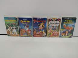 Bundle Of 5 Assorted Disney Home Video VHS Tapes