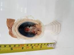 Ceramic Baby In Cradle Figure 5 Inch