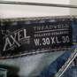 NWT Mens Relaxed Fit 5-Pocket Desing Denim Straight Leg Jeans Size 30X30 image number 4