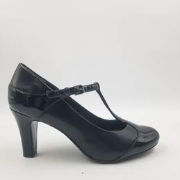 Giani Bernini Mary-Jane Heel Women's Sz.8.5M Black Patent
