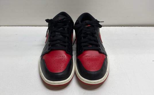 Nike Air Jordan 1 low Bred Sail Black, Red Sneakers DC0774-061 Size 12 image number 5