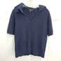 Banana Republic Women's Navy Cable Knit Short Sleeve Sweater Size Large image number 1