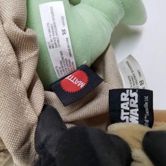 x3 Assorted Lot Of Star Wars Baby Yoda Plush & Action Figure P/R+ image number 4