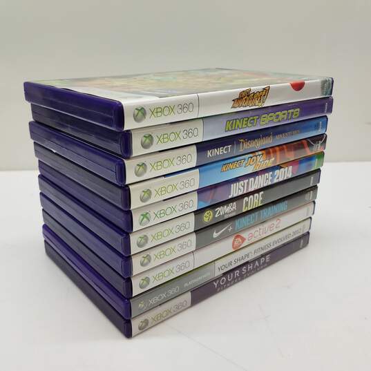 Buy the Lot of Xbox 360 Kinect Games - Zumba Core, Your Shape, Nike+ Kinect  Training