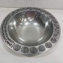 Wilton Armetale Large Silver Tone Pewter Bowl