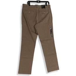 NWT Banana Republic Mens Brown Slash Pocket Straight Leg Chino Pants Size 34x32 alternative image