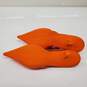 Prada Women's Orange Leather Slingback Pointed Toe Low Heels Size 7 w/COA image number 7