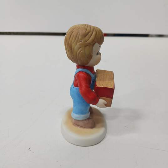 Vintage 1993 Campbell's Soup Boy Kid Figurine image number 4