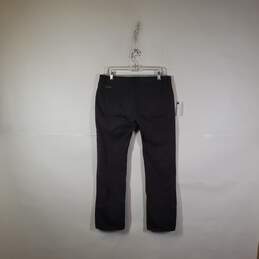 Womens Dark Wash Regular Fit Pockets Straight Leg Jeans Size 12 alternative image