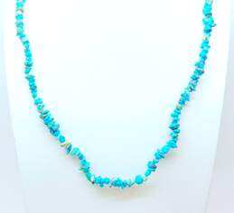 Artisan Turquoise Chip Bead Jewelry 59.4g alternative image