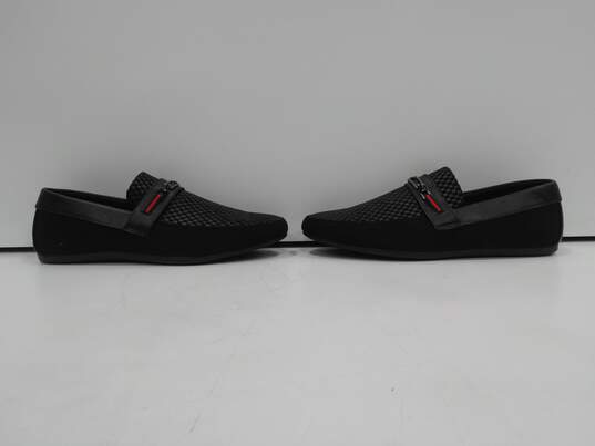 Franco Vanucci Men's Black Loafers Size 10.5 image number 3