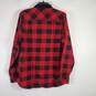 Carhartt Men Red Buffalo Plaid Button Up L NWT image number 2