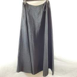 Ralph Lauren Women Black Beaded Flared Skirt Sz 4 alternative image