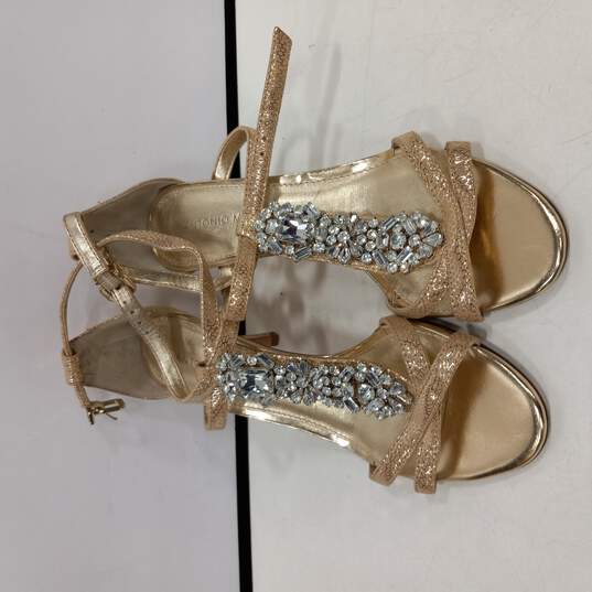 Antonio Melani Women's Gold Tone Heels Size 7 image number 2