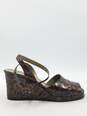 Authentic YSL Tortoise Wedge Sandal W 7M image number 1