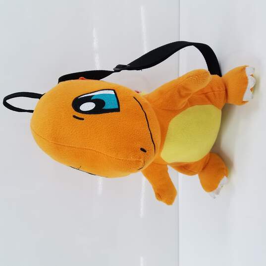 2016 Charmander Youth Character 100% Polyester Plush Backpack Approx. 14 In. H image number 1