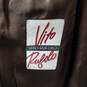 Men's Brown Checkered Vito Rufolo Suit Jacket Size 48L image number 5