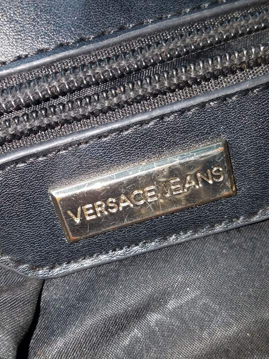 Authentic Versace Jeans Logo Black Bucket Bag image number 6