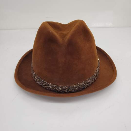 Stetson Heritage Brown Fedora Sz-7 5/8 image number 4