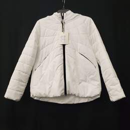 Miegofce Women White Puffer Jacket M NWT