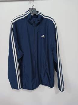 Adidas Full Zip Basic Athletic Jacket Size Large alternative image