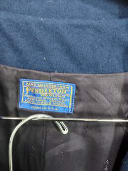 Pendleton Blue Wool 2pc Skirt Suit Set Women's Size S alternative image