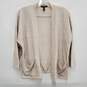 Eileen Fisher WM's Organic Linen & Cotton Blend Cream Color Cardigan Sweater Size S/P image number 1