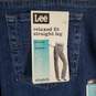 NWT Womens Relaxed Fit Stretch Stone Wash Straight Leg Jeans Size 14M image number 4