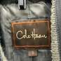 Cole Haan Mens Green Gray Mock Neck Long Sleeve Zip Up Puffer Jacket Size S image number 3