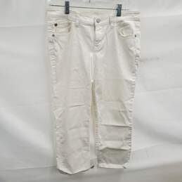 Tommy Bahama Women's White Denim Crop Jeans Size 8