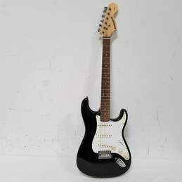 Electric  Guitar-  Fender Starcaster - 6 String  Electric Guitar - Black & White