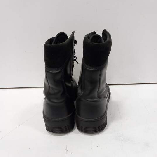 Women's Magnum Black Leather Boots Size 7 image number 3