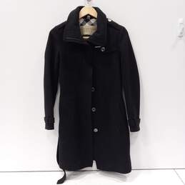 Women's Burberry Brit Black Coat Size 4