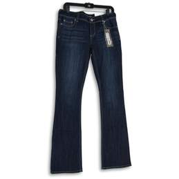 NWT Maurices Womens Blue Denim 5 Pocket Design Bootcut Leg Jeans Size 5/6
