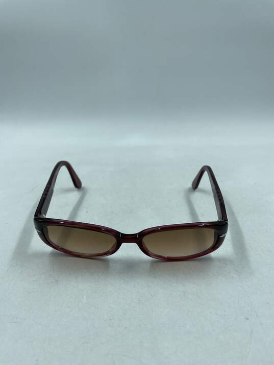 Persol Garnet Brown Rectangle Sunglasses image number 2