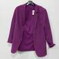 Express Purple Blazer Suit Jacket Size Medium - NWT image number 1