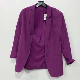Express Purple Blazer Suit Jacket Size Medium - NWT