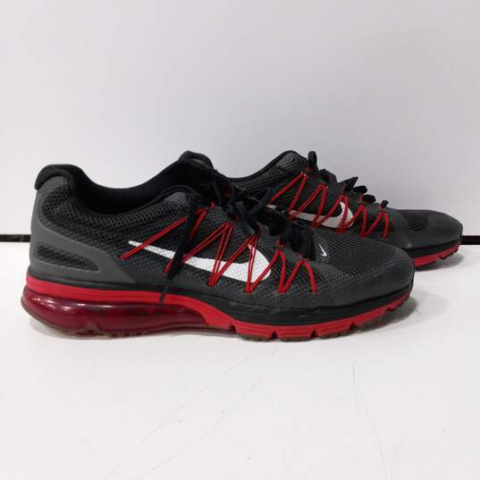 Nike Air Max Excellerate 3 Men's Black And Red Sneakers Size 14 image number 4