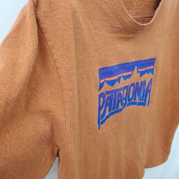 Orange Patagonia Size Large "Cut Off" T-Shirt Belly Shirt alternative image
