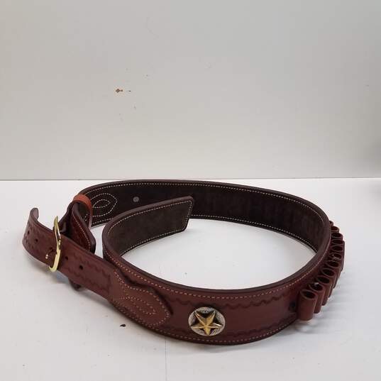 Ross Leather Ammo Holster Belt Made In South Africa Size 38 image number 6