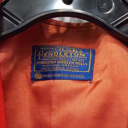 Pendleton Red Wool Vest Men's Size 38 alternative image