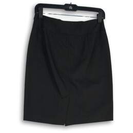 LUXE The Limited Womens Gray Flat Front Pull-On Straight & Pencil Skirt Size 0 alternative image