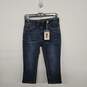 American Star Denim Blue Midrise Crop Jeans image number 1