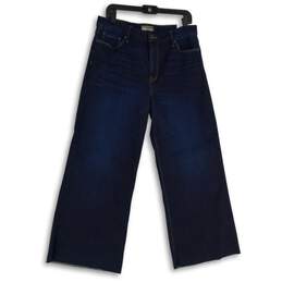 NWT Kut From The Kloth Womens Meg Blue Denim High Rise Wide-Leg Jeans Size 12